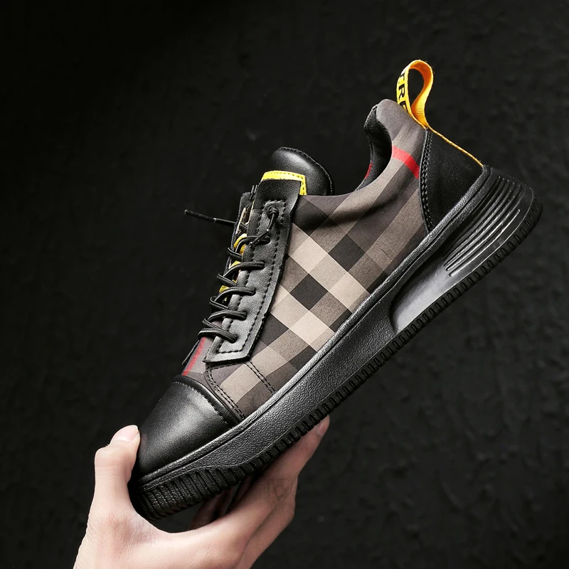 

Men Shoes outdoor Casual Luxury Brand Italian Mens Loafers canvas + Leather shoes Comfy Breathable Slip on party Shoes p4