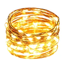 20 шт./лот 33 ФУТА 10 м 100 светодиодов медный провод струнный светильник Звездный светильник s+ адаптер питания(UK, US, EU, AU Plug)+ по DHL