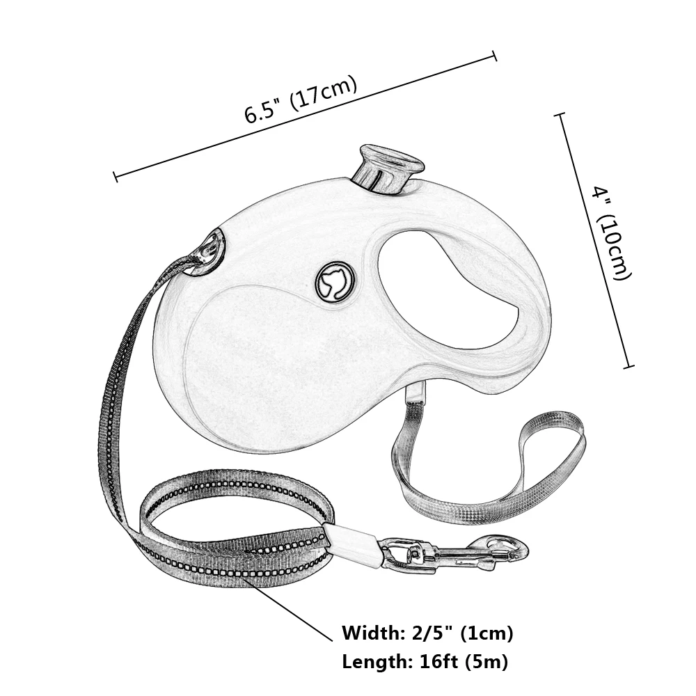 5 м автоматический выдвижной поводок для собак, удлиняющий поводок для щенков, поводок для прогулок, Поводок для маленьких и средних собак, кошек, товары для домашних животных
