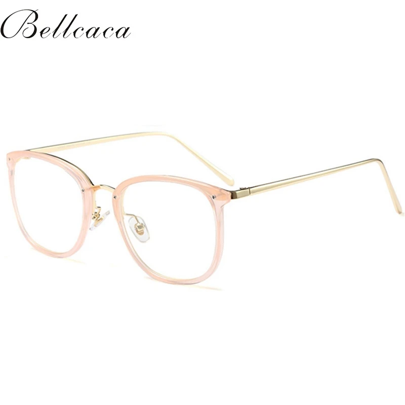 Bellcaca, оптические очки для женщин, модные очки по рецепту, трендовые аксессуары, оправа для очков, прозрачные линзы, BC816 - Цвет оправы: 97309  Pink