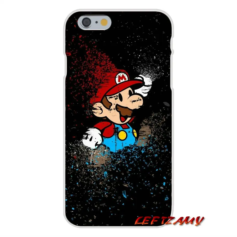 Супер Марио Bros Аксессуары чехлы для телефонов для iPhone X XR XS MAX 4 4s 5 5S 5C SE 6 6 S 7 8 Plus ipod touch 5 6 - Цвет: images 4