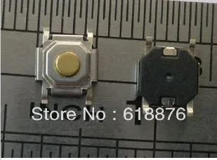 100x Тактильный кнопочный переключатель Мгновенный Такт 4x4x1 5 мм 4pin поверхностное