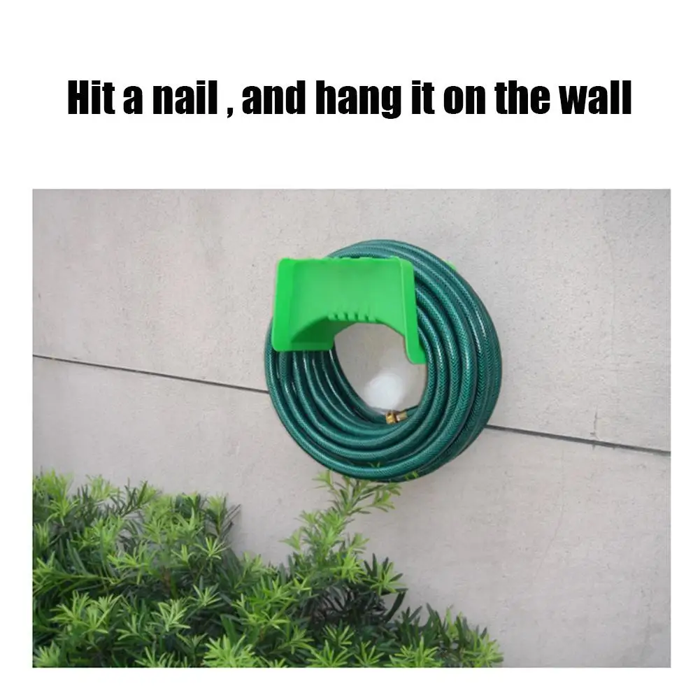 Wall Mounted Garden Hose Pipe Hanger Holder Storage Bracket organizing Shed Fence Cable Gardening Tools Random Color