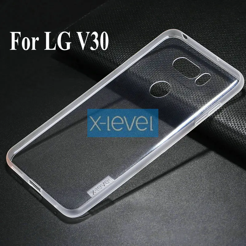 For LG V30 Case X Level Transparent Soft Silicon Gel Cover for 6.0inch Shock-proof ultra thin Armor Phone Shell Capas |