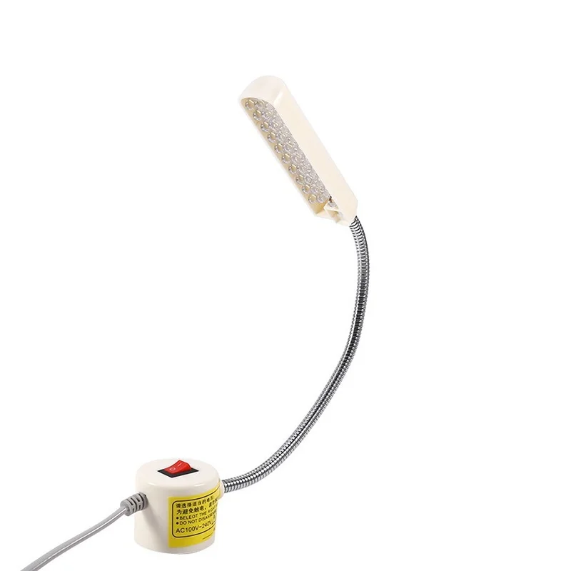 AC 110 V-240 V 30 Светодиодная подсветка для швейной машины Рабочая «гусиная шея» лампы и магнитным креплением для швейной машины переключатель профессиональные инструменты для шитья