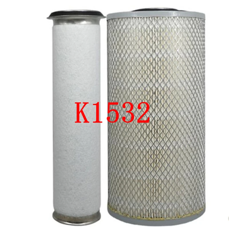 

Forklift Air Filter K1532 Double set for Heli Hangcha FD50JE 5-10 ton Xichai Chaochai Weichai R4102 4110 engine A01C1-00301X