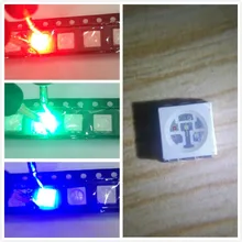 1000 шт. 5050 RGB SMD СВЕТОДИОДНЫЙ красного, зеленого и синего цвета SMT СВЕТОДИОДНЫЙ PLCC-6 3 вилочным держателем светильник излучающие диоды для подавления переходных скачков напряжения лампа шарик для автомобиля, лодка, велосипед, "сделай сам"