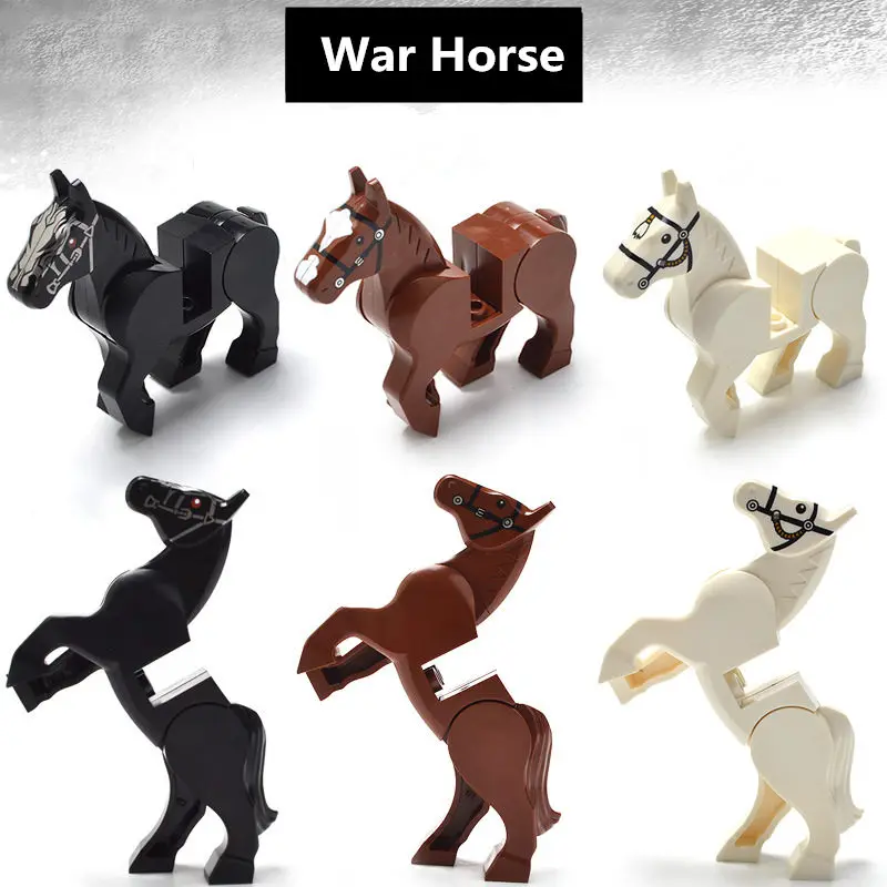 

single sale Military building blocks War games war horse accessories blocks compatible with Legoe for gift