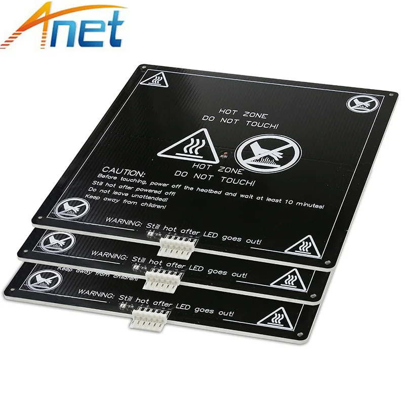 

10PCS Black MK3 Heatbed Latest Aluminum Heated Bed Upgraded from MK2B for Mendel RepRap i3 3D Printer Hot-bed Support 12V