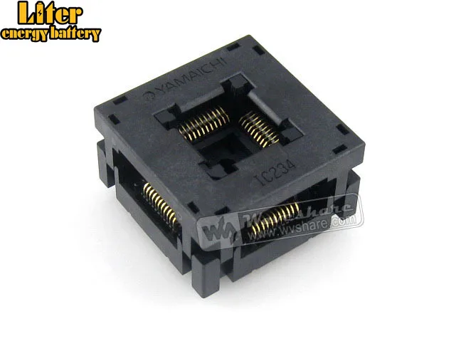 IC234-0444-037 N Yamaichi ожога в IC тестовое гнездо 0 8 мм Шаг QFP44 TQFP44 FQFP44 PQFP44 упаковка |