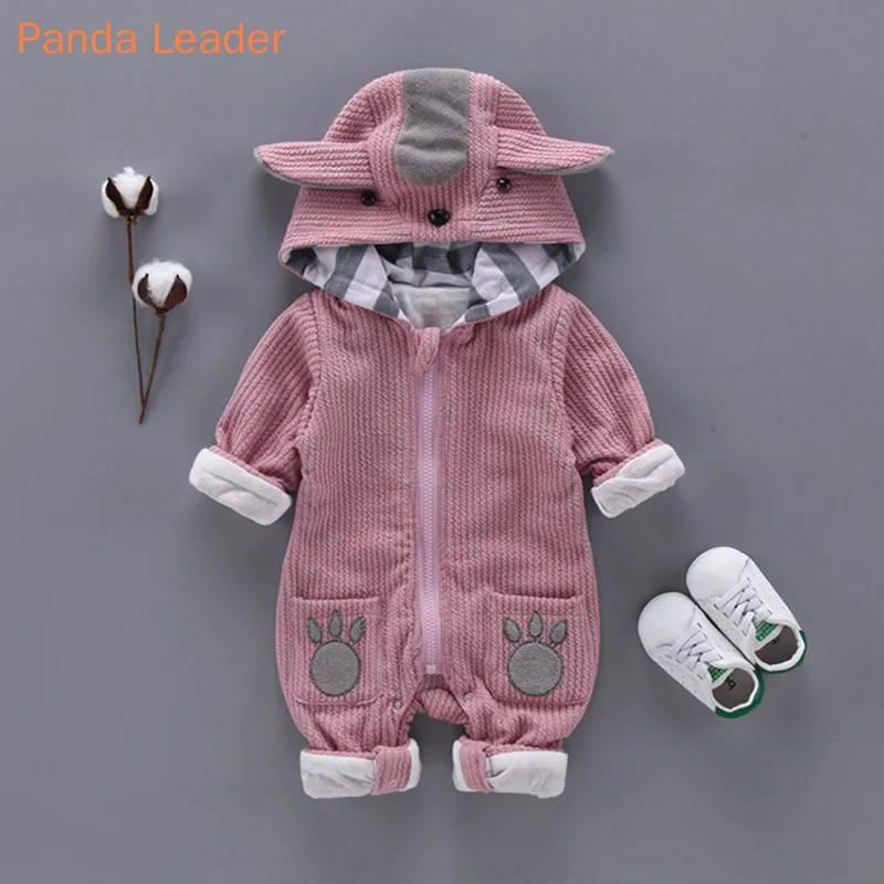 Spring Autumn Baby Girls Boys Rompers Cartoon Cute Outfits Hooded Jumpsuits Newborn Clothes Infant Clothing Bebe Menino Macacao