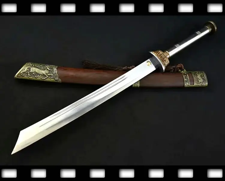 Боевой готов клинок из марганцевой стали Острый Полный Тан китайский дадао Broadsword