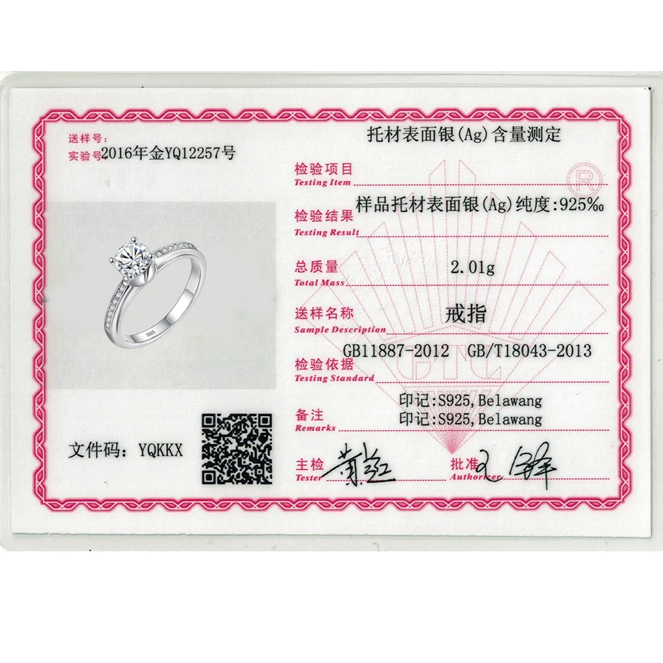 ELESHE 100% Real 925 Sterling Silver Finger Rings for Women Luxury CZ Crystal Wedding Rings Fashion Jewelry 2018 New