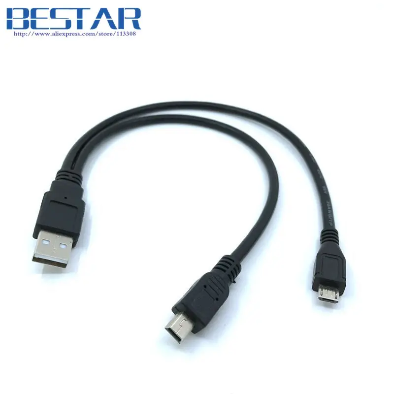 30cm Mini HDMI C Male Jack to Micro D Male Plug Data Sync Charger Cables Adapter 