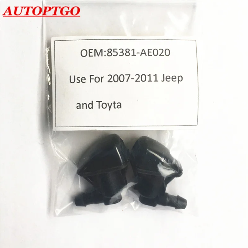 Black 85381-AE020 стеклоочиститель струи воды Форсунка для Jeep 07-11 Grand Cherokee для Toyota 02-06 Camry XV30 03-05 Corolla E120 - Цвет: Black