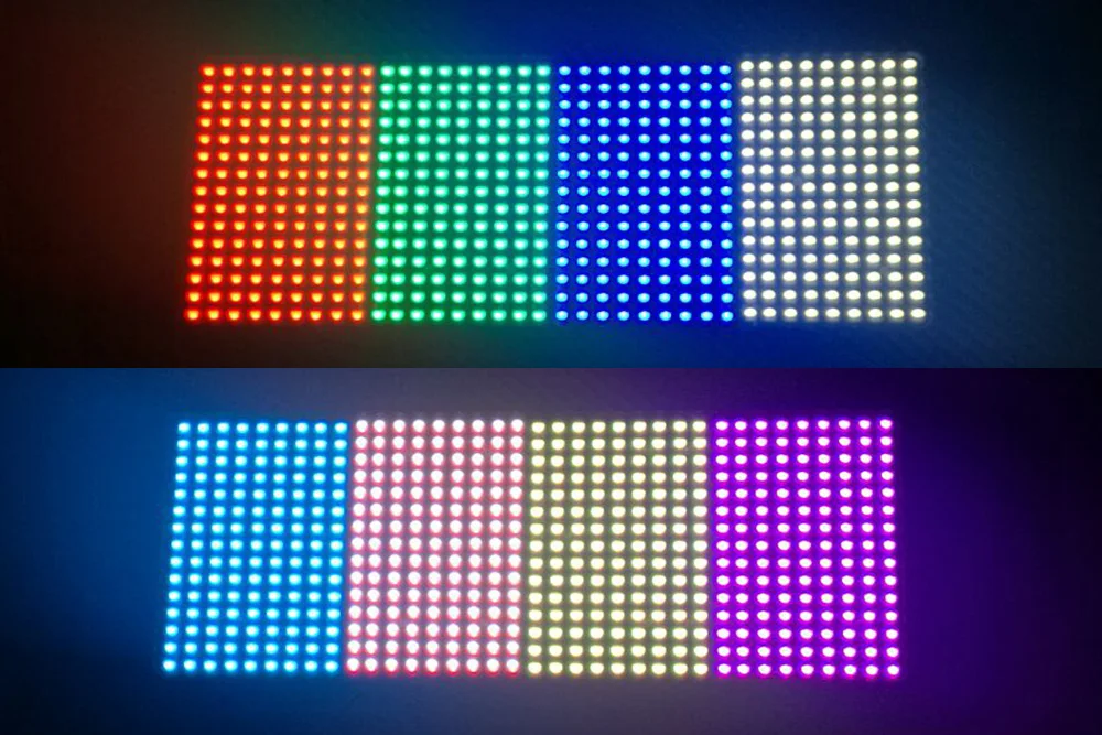 540pcs 0.5W RGBW LED Strobe Light