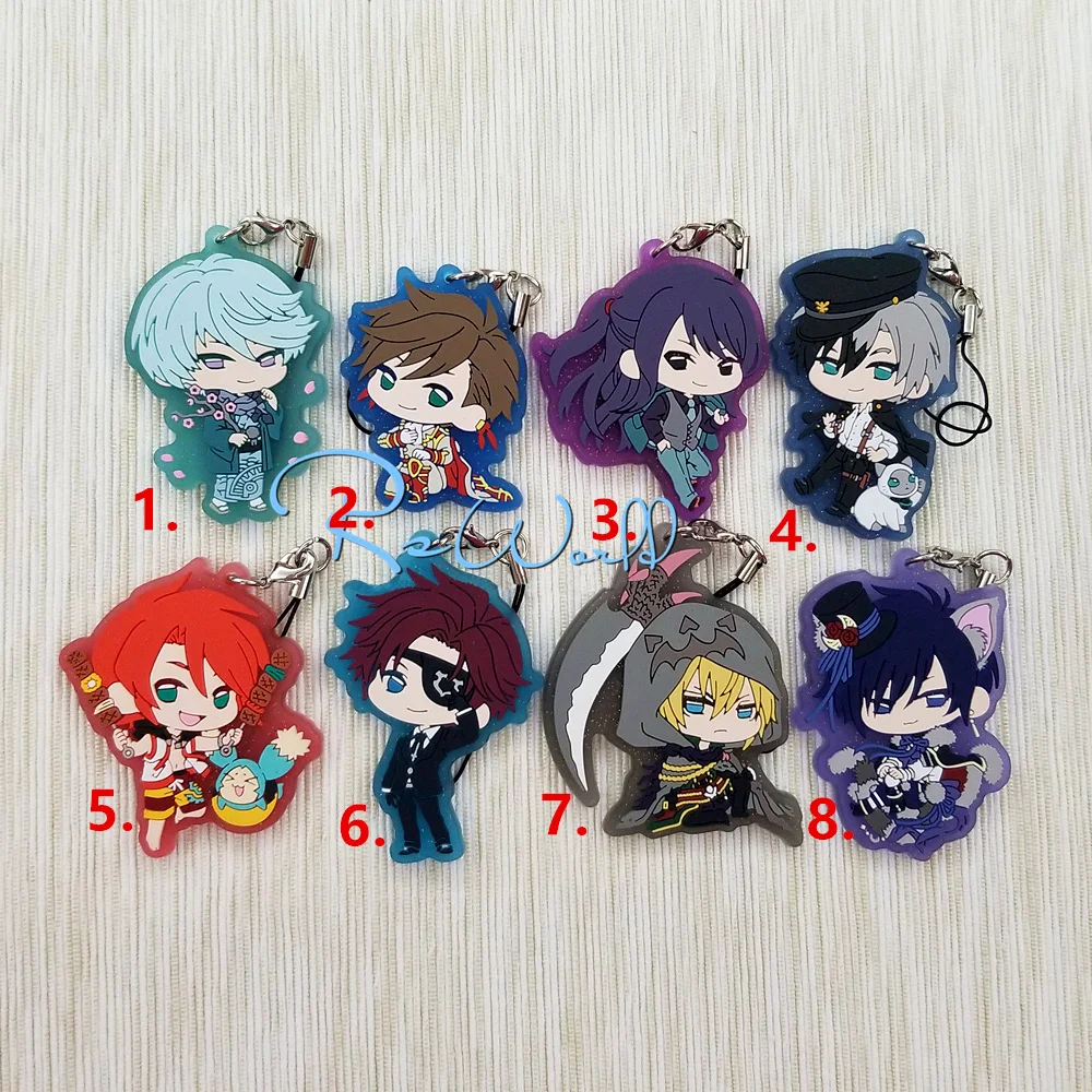 Резиновый брелок для ключей Tales of Friends Mikleo Ludger Aizen Asbel|Игровые фигурки и