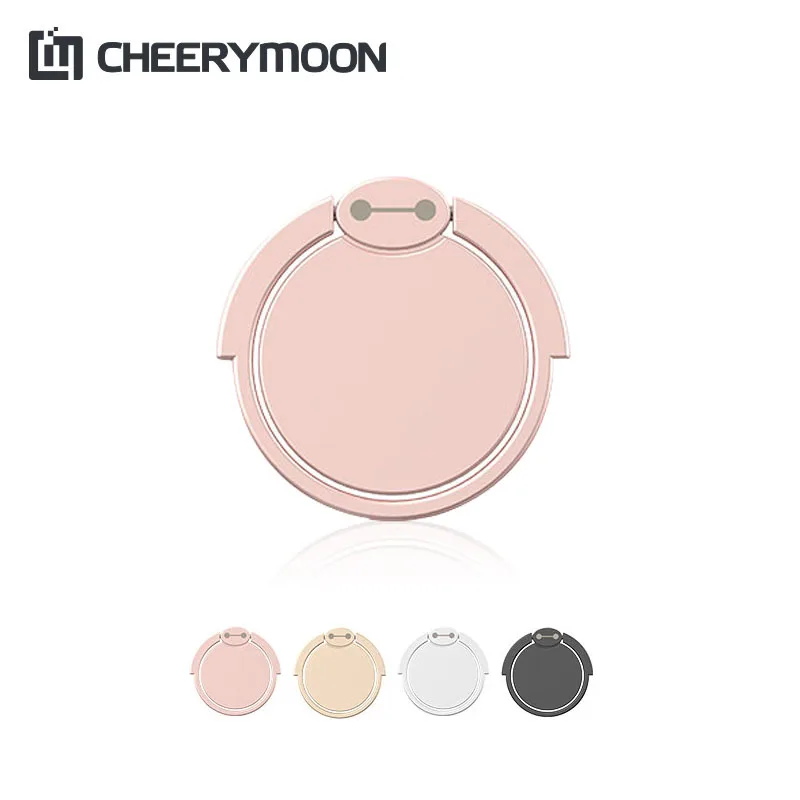 CHEERYMOON Big White Series Holder Universal Mobile Phone Stand Metal Finger Grip For iPhone Ring Samsung Huawei xiaomi Bracket