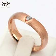 Высокое качество CZ Кристалл проволока рисунок процесс розовое золото цвет любовника кольцо с австрийским кристаллом Полный размеры горячая Распродажа R435 R436