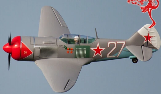 Freewing Flight Line LA-7 RC airplane model propeller plane PNP Freewing Flight Line LA-7 RC airplane model propeller plane PNP