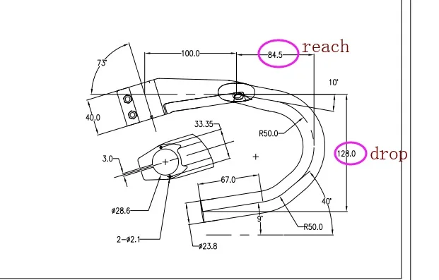 Бренд winice полный скрытой интегрированный карбоновый шоссейный руль HB015 400/420/440 мм супер свет 350 г дорожный гоночный руль