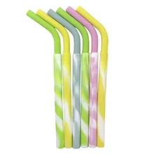Cute Foldable Silicone Straw