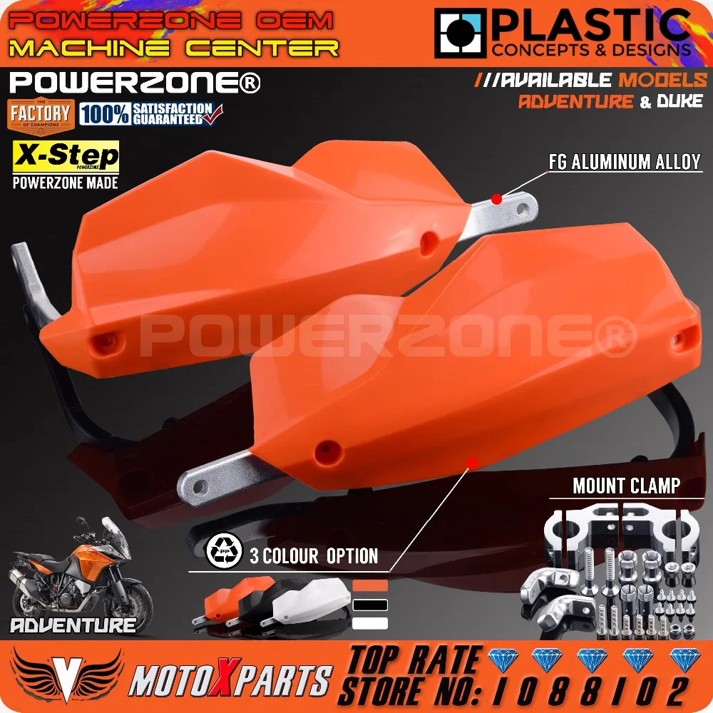 

Powerzone Motorcycle Dirt Bike Handlebar handguards Hand Guards For Husqvarna KTM ADV Adventure 1050 1190 1290 Duke Super moto