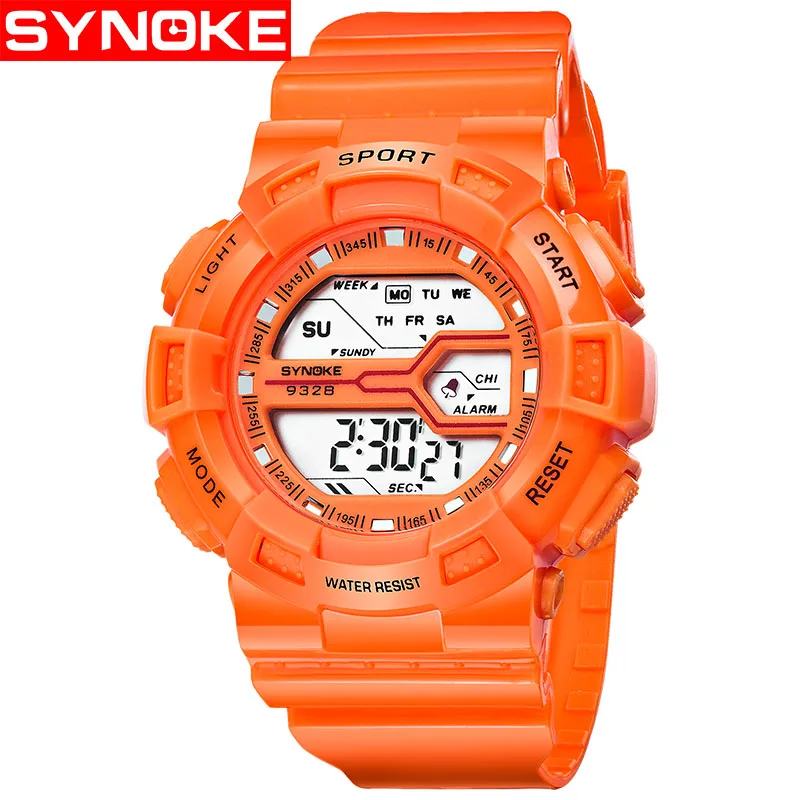 SYNOKE Montre для мальчиков студенческие Роскошные брендовые водонепроницаемые