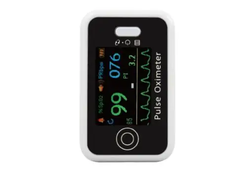 

PI approved CMS50H Finger Tip Pulse Oximeter OLED Display Blood Oxygen Saturation SpO2 Digital PR PI Pulse Heart Rate Monito