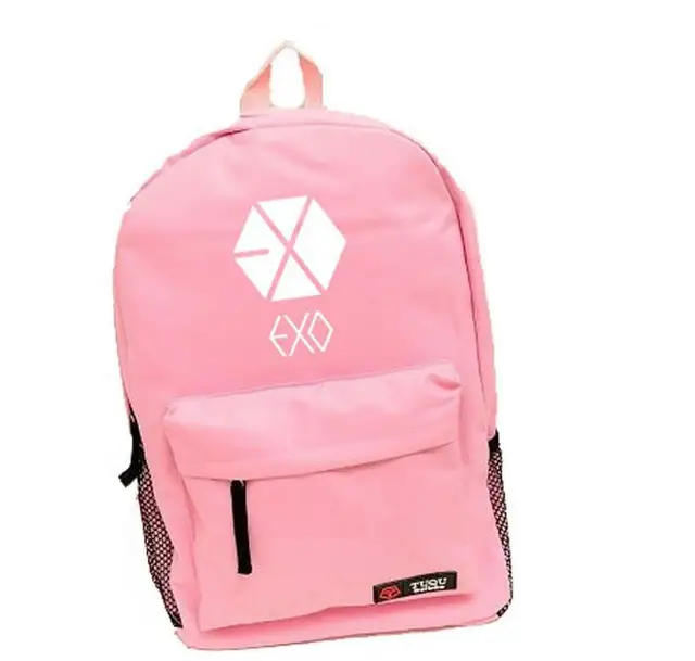 kpop EXO surrounding fluorescent color shoulder bag of female students