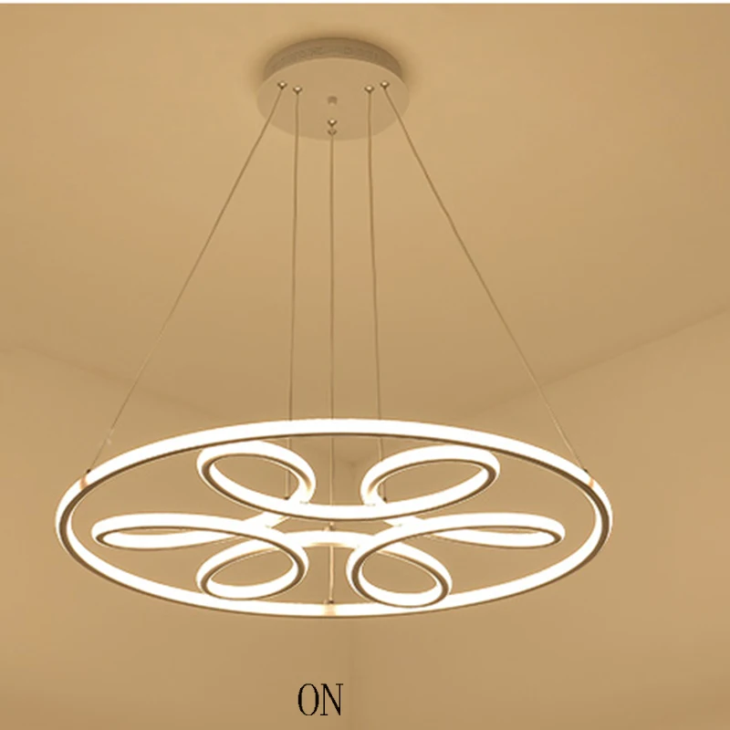 

Modern Aluminum Led Pendant Chandelier Lights Acrylic Dining Room Led Chandeliers Lighting Living Room Hanging Light Fixtures