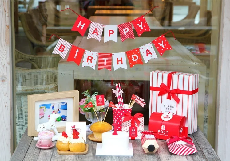 Small Party Centerpieces : Small happy birthday childs party partyware decorations