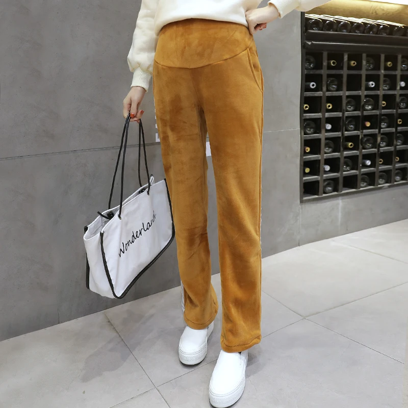 Warm Spring Autumn Winter Maternity Pants Casual Loose Straight Pant Pregnancy Clothes Women Trousers Long Pregnant Pants C451 Warm Spring Autumn Winter Maternity Pants Casual Loose Straight Pant Pregnancy Clothes Women Trousers Long Pregnant Pants C451