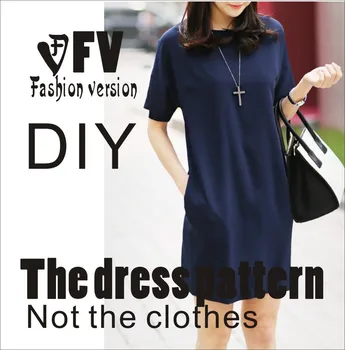 

Dresses Sewing Pattern Template Cutting drawing Clothing DIY ((Not selling clothes)) BLQ- 116