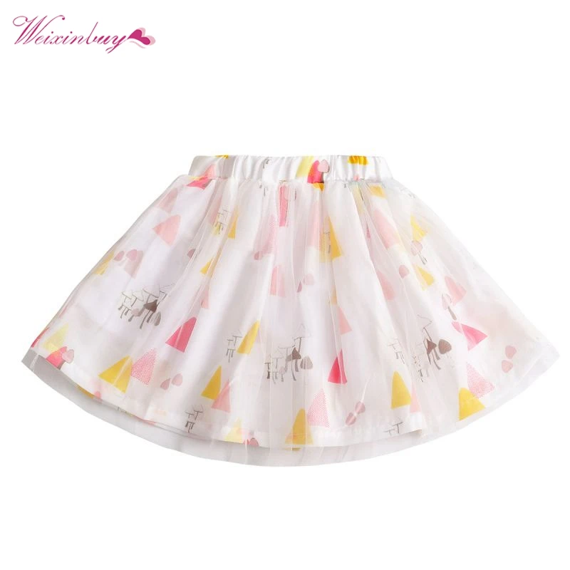 

Baby Girls Princess Flowers Summer Mini Tutu Skirts Dance Party Short Children Clothing