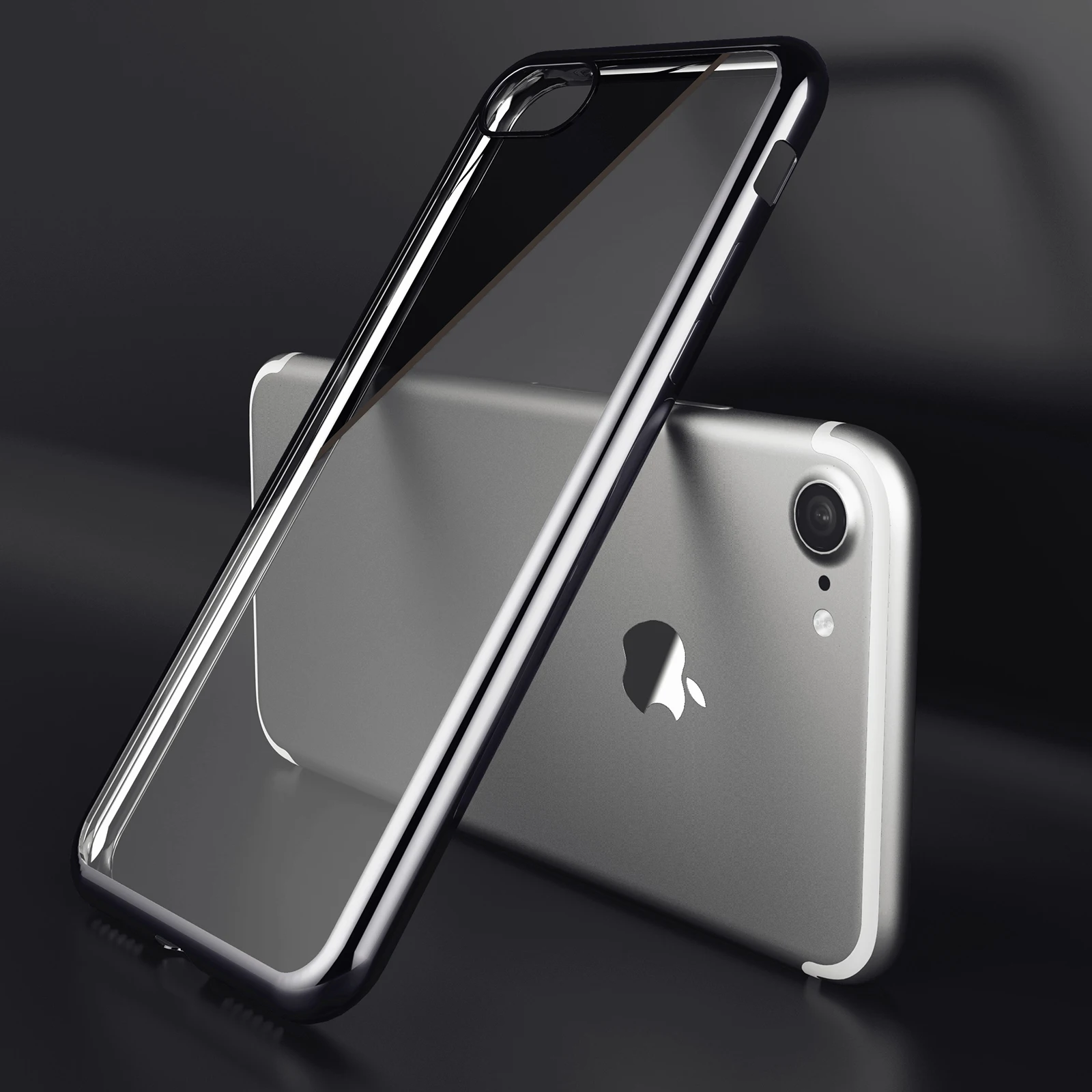 Rose Gold Clear Soft Case for iPhone 6 for iPhone 6S Case Plating Bumper Transparent Silicone TPU Cover for iPhone6 iPhone6S