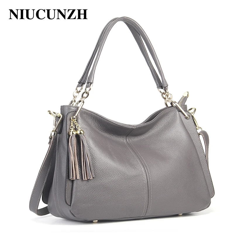 

NIUCUNZH Shoulder Bag For Women 2019 Casual Handbags Leather Top-handle Female Bags Design Fashion Brand Shoulder Bags 1818