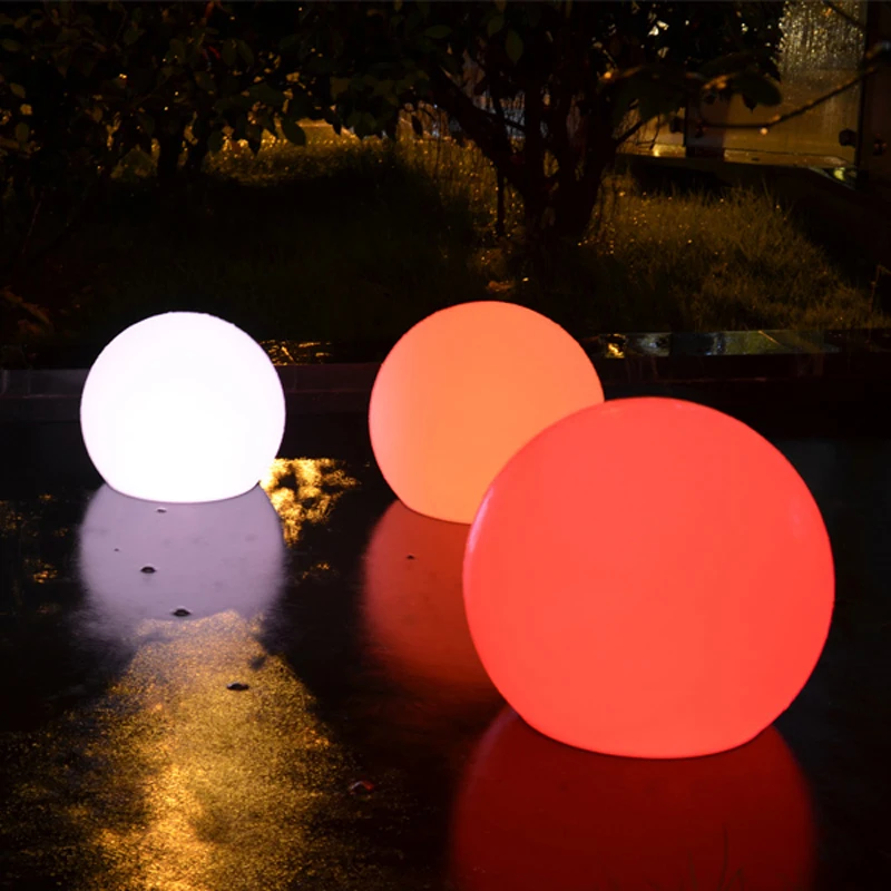 Dia50CM 16-цветная светодиодная круглая лампа дистанционного Управление RGB свет сфере Романтический на свадьбе вечерние рождественские декорации для дома освещения