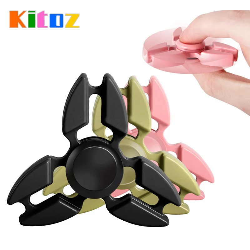 Liga De Metal Dedo Spinner Fidget Tri Spinner Caranguejo Spiner Aluminio Beyblade Mao Girando Superior Anti Stress Brinquedo Giroscopio Beyblade Beyblades Gyro Toybeyblade Top Aliexpress