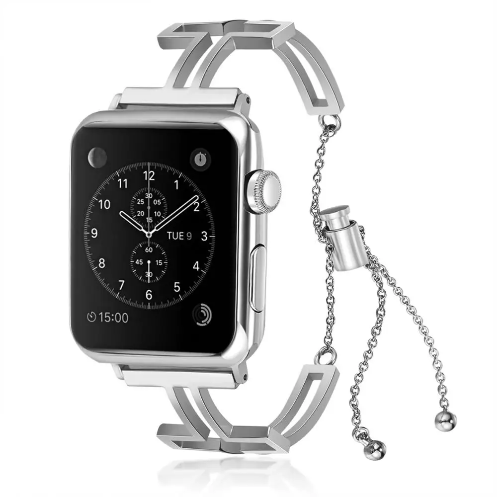 

Stainless Steel Watch Bands For Apple Watch 4 Replacement Link Bracelet Sport Band for iWatch 4/3/2 series 4 40mm 44mm 38mm