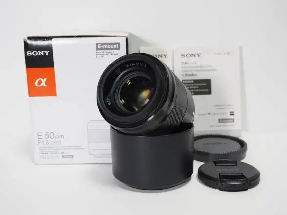 SONY E Mount 50 мм F1.8 OSS черный объектив SEL50F18|50mm f1.8|e mountsony e |