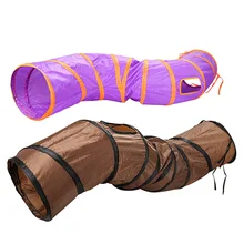 

Creative Cat Play Tunnel Toy Pet Tunnel 1 Holes Foldable Tent Cat Tunnel Kitten Cat Toy Bulk Small Pet Toys Dropshiping PO4