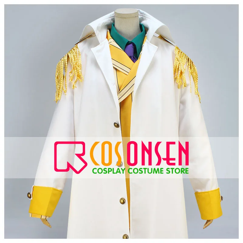 Косплей ONSEN One Piece Marines Admiral Borsalino Kizaru униформа косплей костюм все размеры на