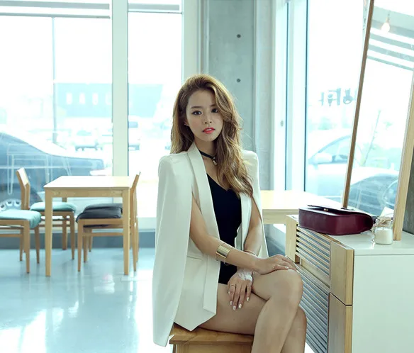 awesome YingYuanFang New fashion women fake two suit cloak coat