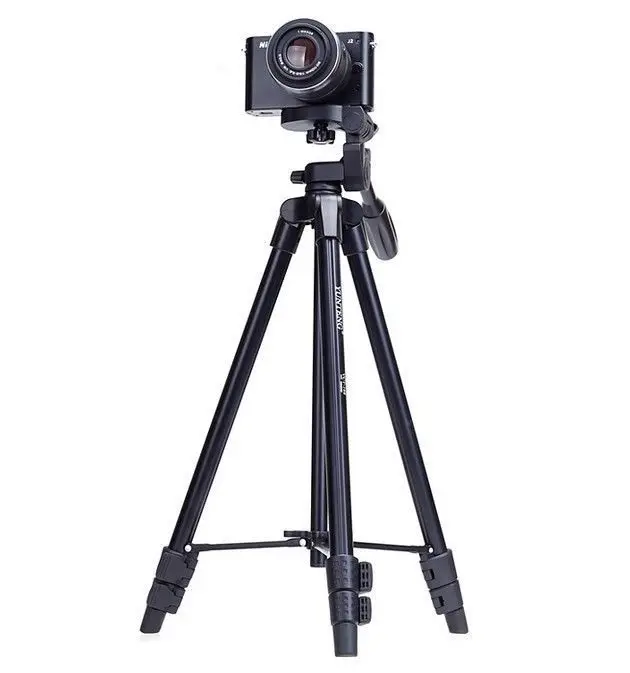 YUNTENG-VCT-520-Portable-Tripod-Damping-Head-Bag-for-Canon-Nikon-DSLR-Camera-YUNTENG-520