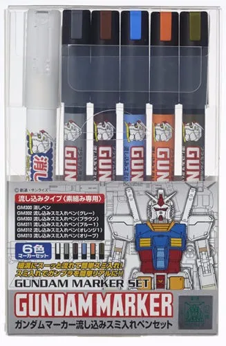 GSI сгеоѕбыл Gundam маркер заливки красочного Pen Set деталь строителей Запчасти gms122