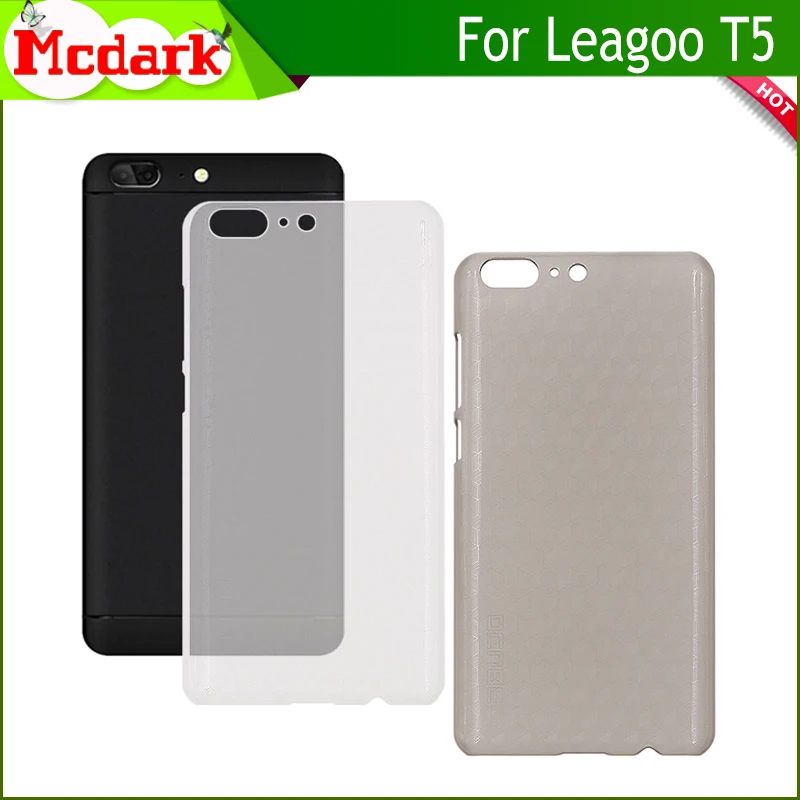 

ocube For Leagoo T5 Case Luxury Protector PC Clear Case Hard Plastic Case Shell Back Cover Phone Cases 5.5 inch For Leagoo T5