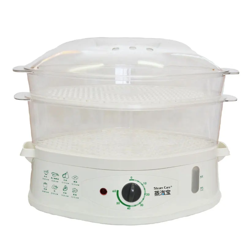 

14L Double-layer Large Capacity Multi-function Electric Steamer Steam Pot Timing Rapid Heating Intelligent Temperature Control