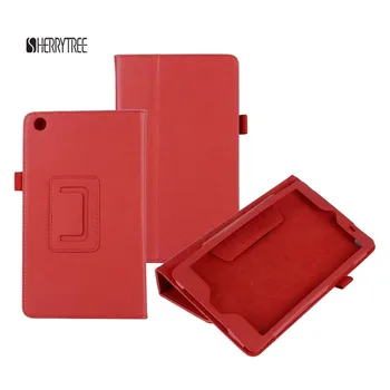 

Litchi Stand PU Case For Huawei Mediapad M3 Lite 8 Flip Cover Tablet 8 Protective Skin 30PCS/Lot