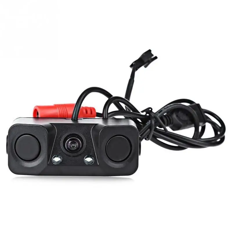 

new hot sales 3 in 1 Car Back Radar Camera Backup Rear View Camera With 2 Parking Sensors
